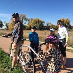 Family finding me out on the trail during a long run.
