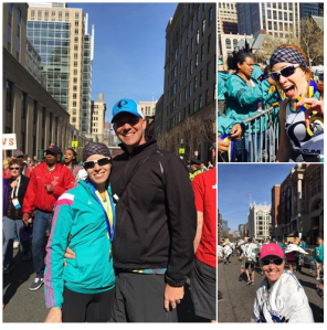 The 2016 Boston Marathon Finish Line. It definitely wasn't my fastest, but probably my strongest finishes ever.