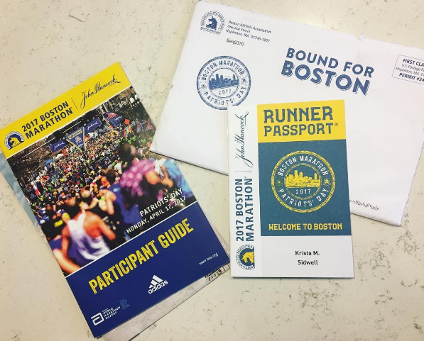 2017 Boston Marathon Runner's Passport